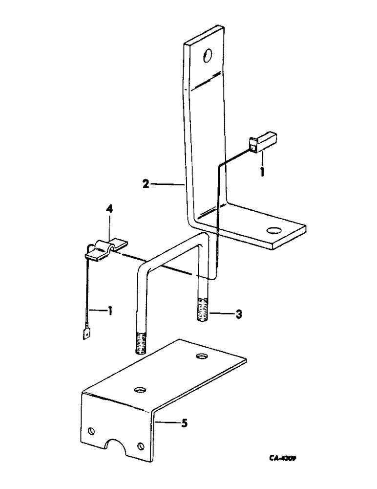 Схема запчастей Case IH 2500 - (08-32) - ELECTRICAL, BRAKE AND FLASHING LIGHT MTG BRACKETS (06) - ELECTRICAL