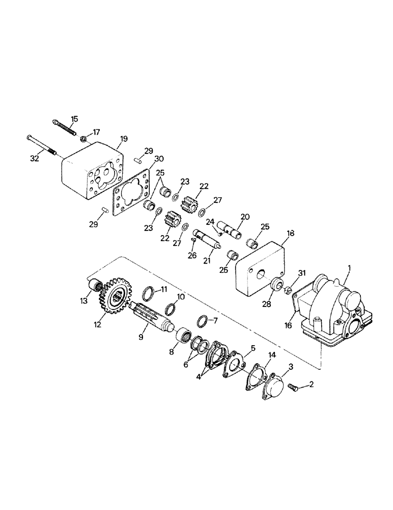 Схема запчастей Case IH ST210 - (04-19) - TRANSMISSION PUMP (04) - Drive Train