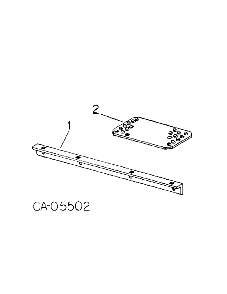 Схема запчастей Case IH 78 - (AM-19) - STEP ATTACHMENT, FOR 86 SERIES TRACTORS 