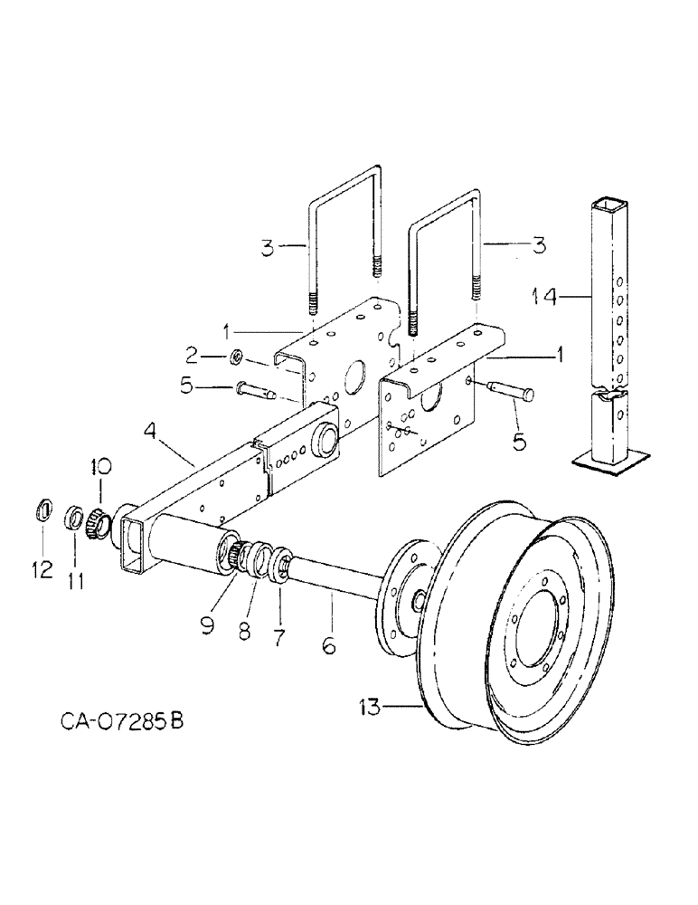 Схема запчастей Case IH 800 - (05-17) - WHEELS, CARRYING WHEELS, UNITS H, J, K, L, N, P, Q, R, U, V, Z, AA AND AB (06) - POWER TRAIN