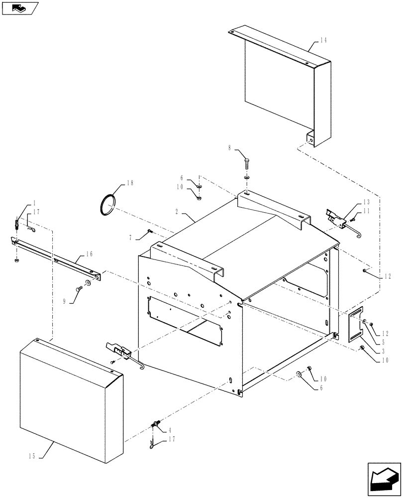 Схема запчастей Case IH 810 - (35.359.11) - VALVE BOX ASSEMBLY (35) - HYDRAULIC SYSTEMS