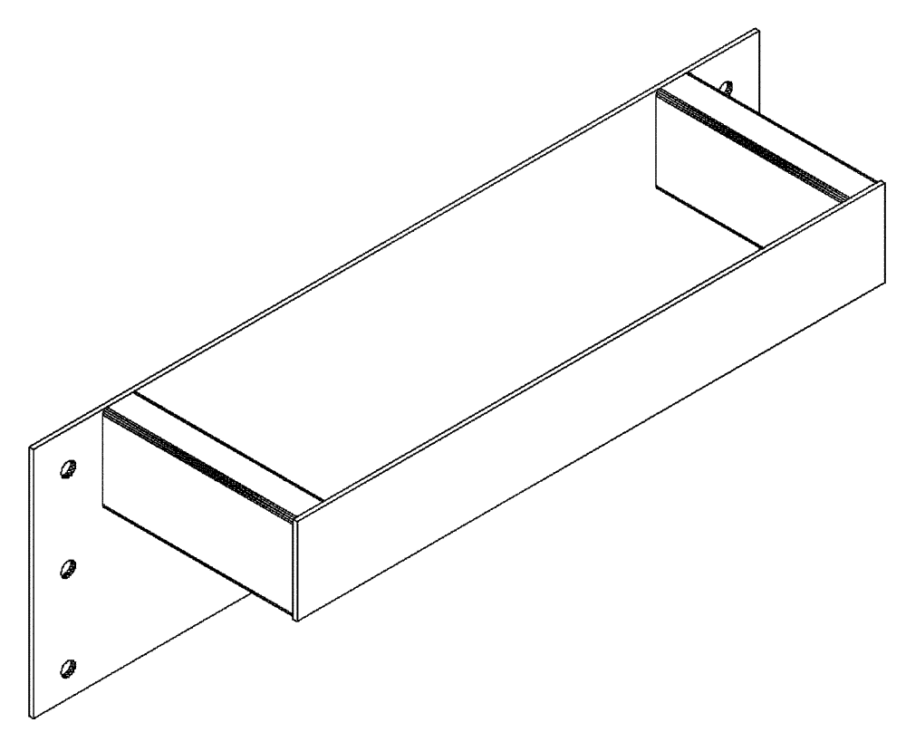 Схема запчастей Case IH FLX4375 - (10-002) - FRAME EXTENSION, 18" Options