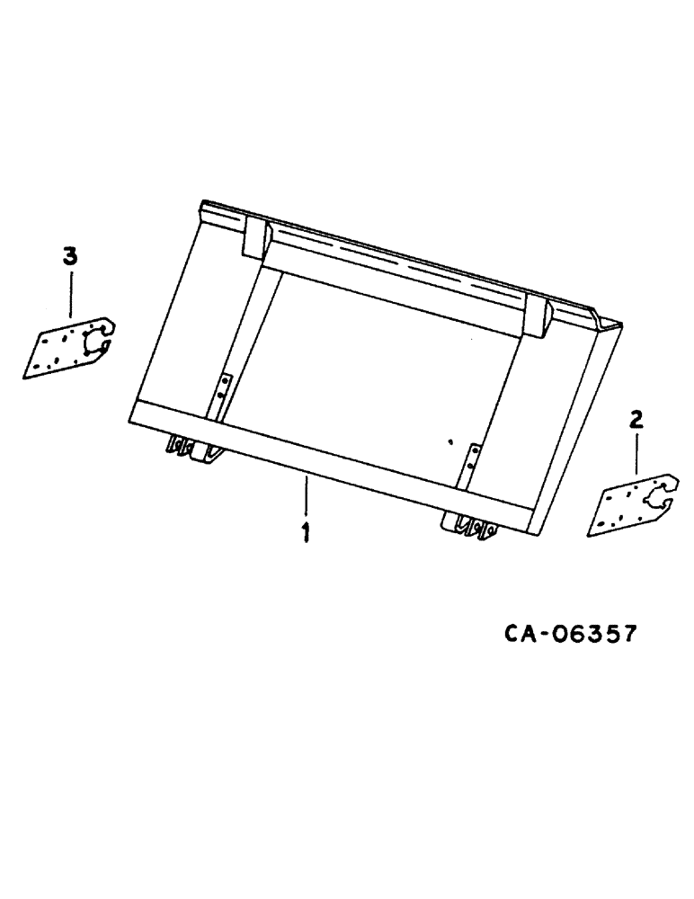 Схема запчастей Case IH 1460 - (17-174) - FEEDER ADAPTER, FOR MOUNTING FRENCH 825 HEADER Mounted Equipment