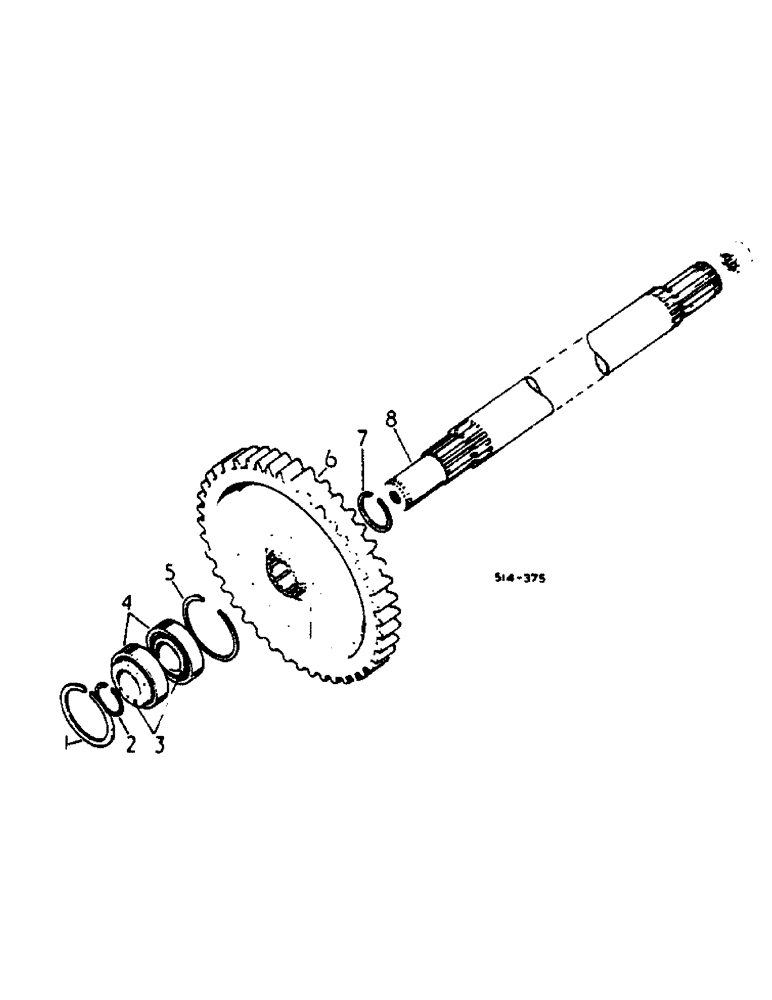 Схема запчастей Case IH HYDRO 84 - (07-10) - DRIVE TRAIN, HYDROSTATIC DRIVE GEAR AND PTO SHAFT, HYDRO 84 TRACTORS (04) - Drive Train