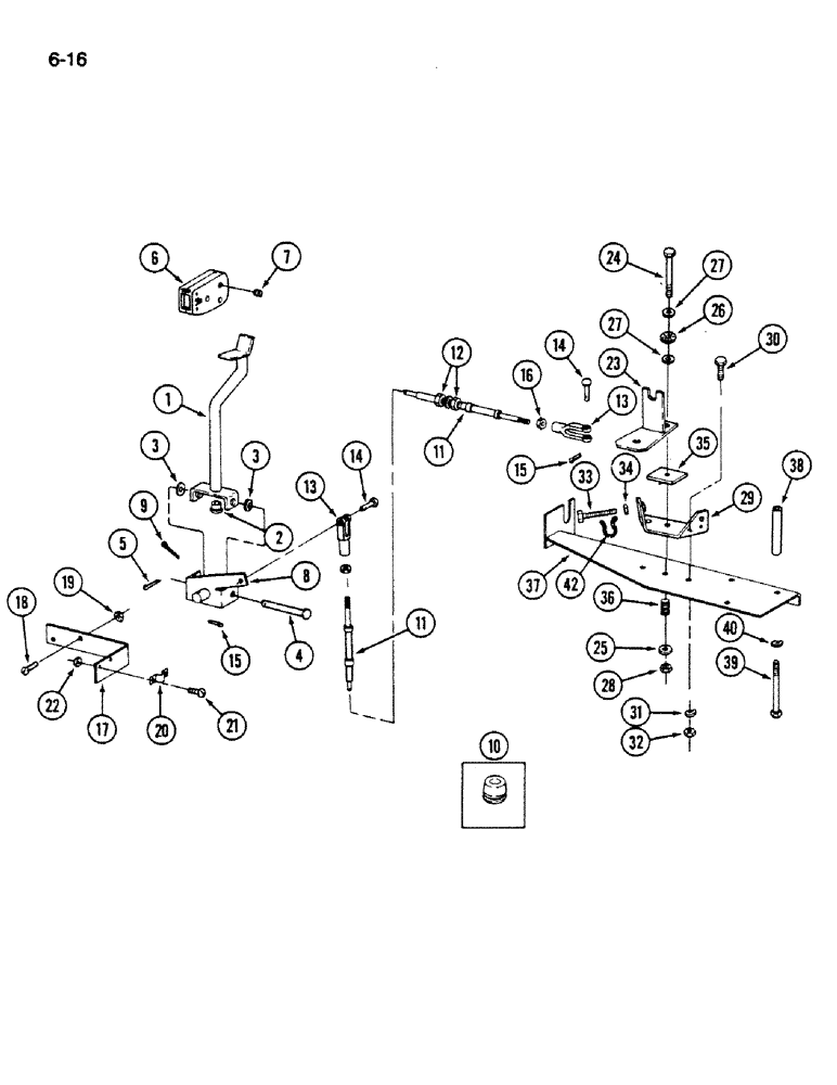 Схема запчастей Case IH 1620 - (6-016) - PROPULSION CONTROL (03) - POWER TRAIN