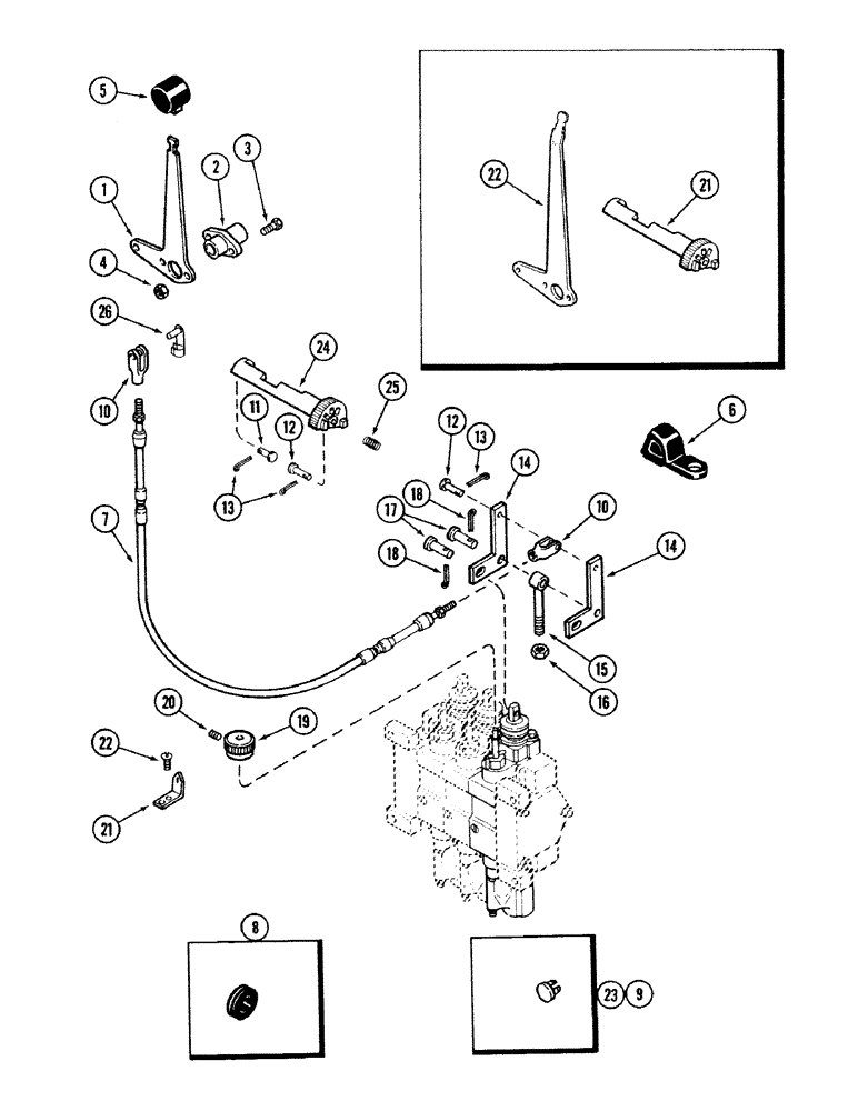 Схема запчастей Case IH 2594 - (8-048) - REMOTE HYDRAULICS ADD-ON ATTACHMENT, 3RD OR 4TH CIRCUIT WITHOUT LOAD CHECK (08) - HYDRAULICS