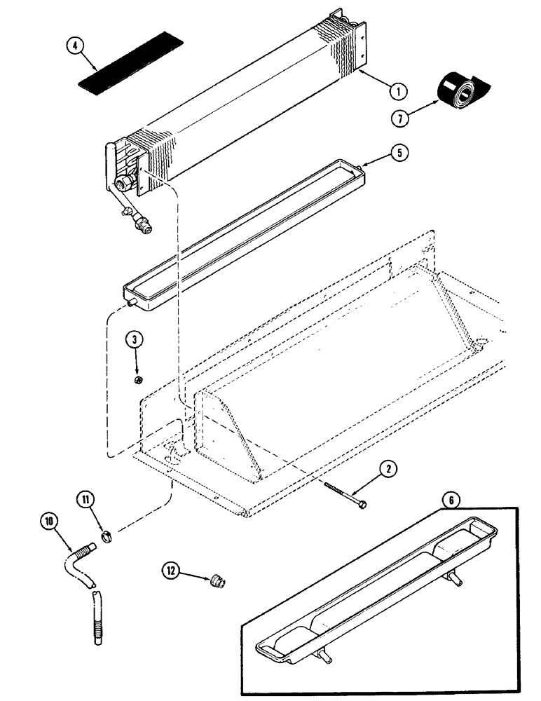 Схема запчастей Case IH 2090 - (9-598) - CAB, AIR CONDITIONING EVAPORATOR, CAB SERIAL NUMBER 12023102 AND AFTER (09) - CHASSIS/ATTACHMENTS