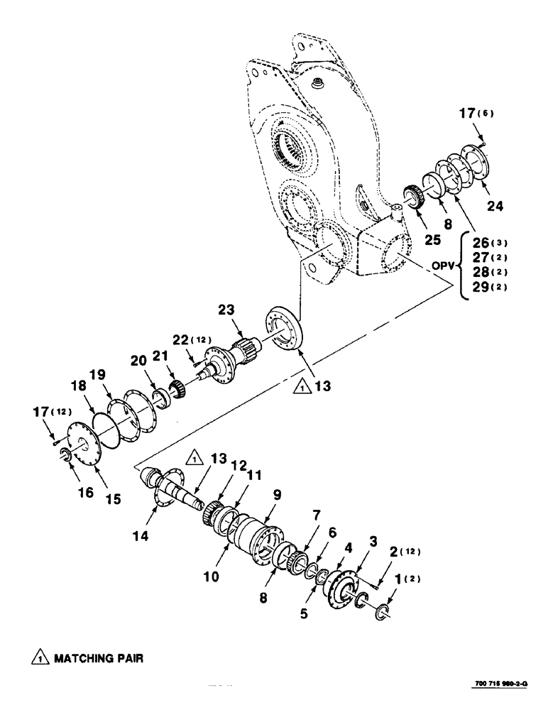 Схема запчастей Case IH 8590 - (2-18) - GEARBOX ASSEMBLY, (CONT) Driveline