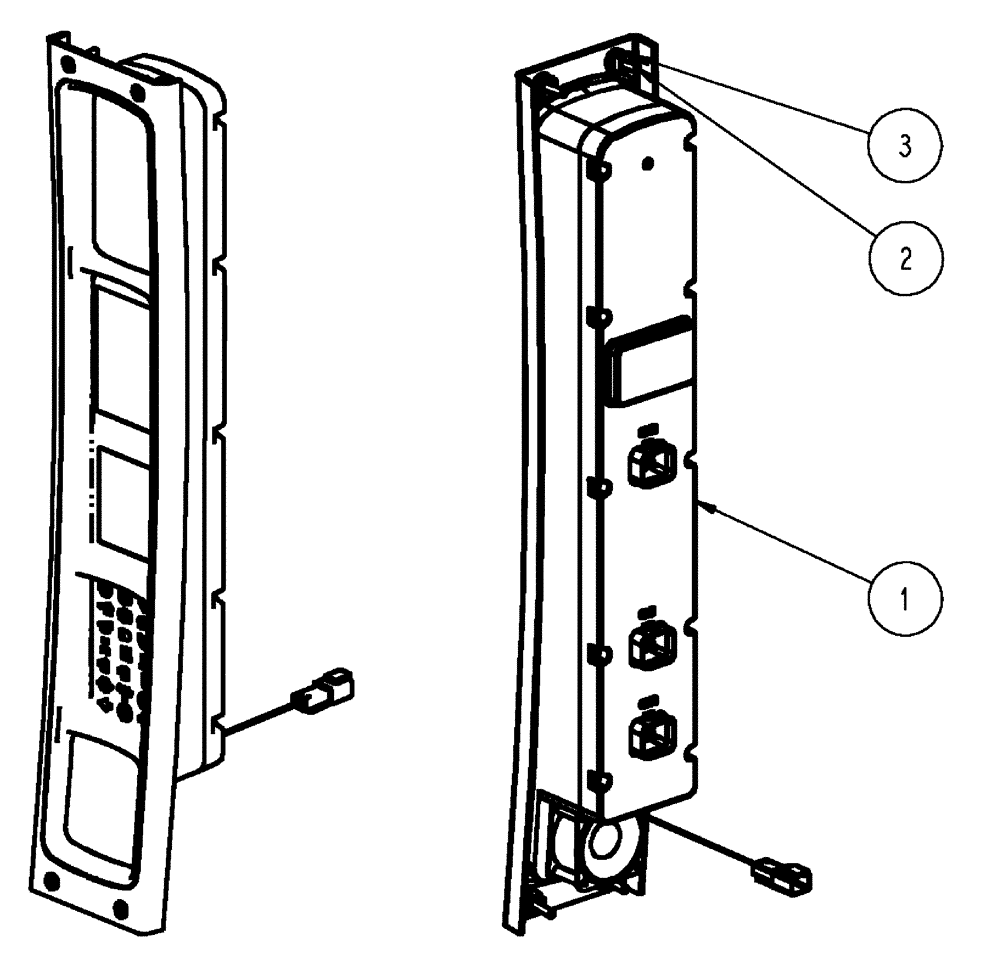 Схема запчастей Case IH TITAN 3520 - (01-048) - INSTRUMENT ASSEMBLY, ICU (10) - CAB