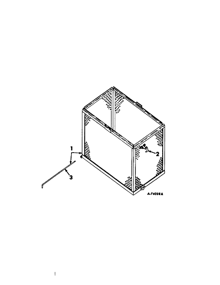 Схема запчастей Case IH 403 - (364) - AIR SCREEN EXTENSION, FOR D-282 ENGINE (10) - ENGINE