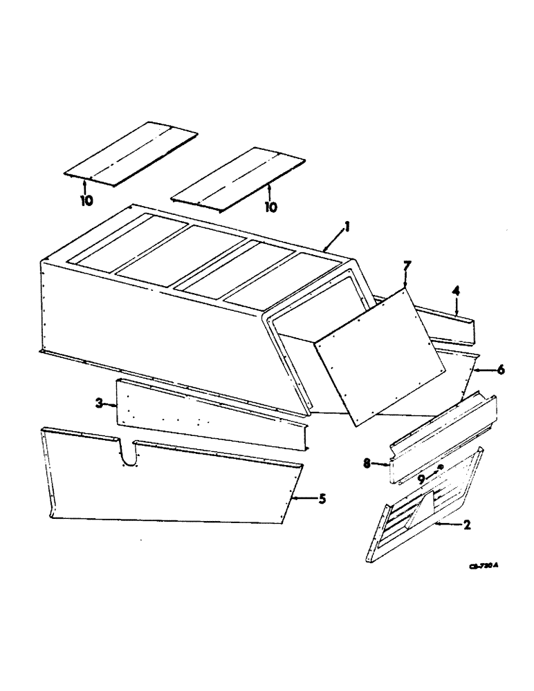 Схема запчастей Case IH 914 - (20-05) - SEPARATOR, SEPARATOR HOOD Separation