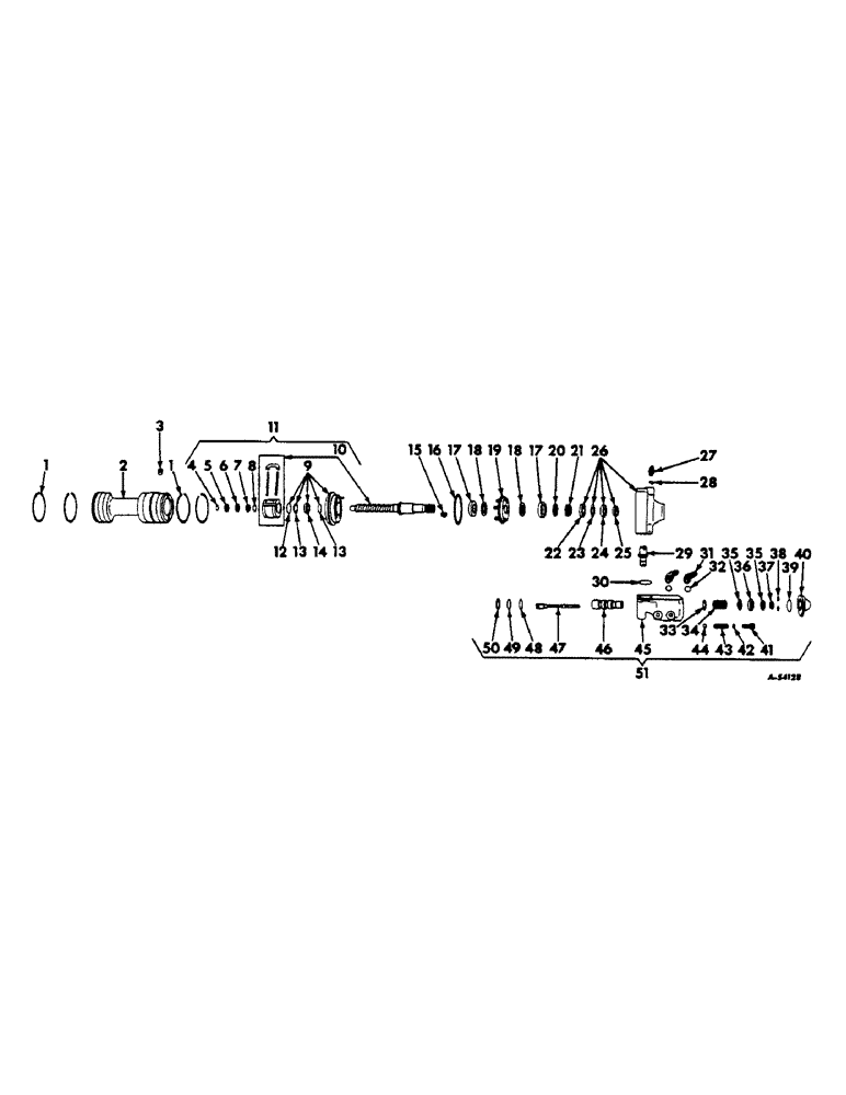 Схема запчастей Case IH 460 - (132) - STEERING MECHANISM, POWER STEERING WORM UNIT, FARMALL 460 SERIES Steering Mechanism