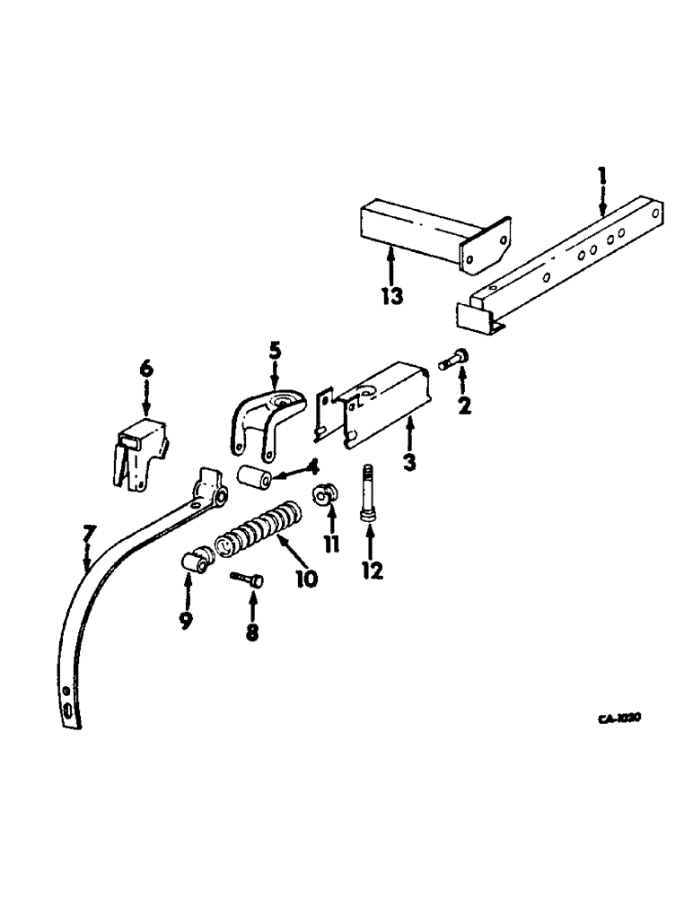 Схема запчастей Case IH 153 - (AP-17) - TOOLING EQUIPMENT, VIBRA SHANK TOOLING, 1970 TO 1976, FOR UNITS F, G, M, N, R, S, T AND V 