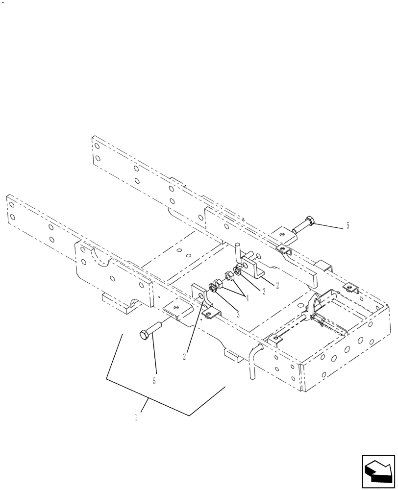 Схема запчастей Case IH FARMALL 40B - (88.100.16) - DIA KIT, OSCILLATION STOPS - 84386923 (88) - ACCESSORIES