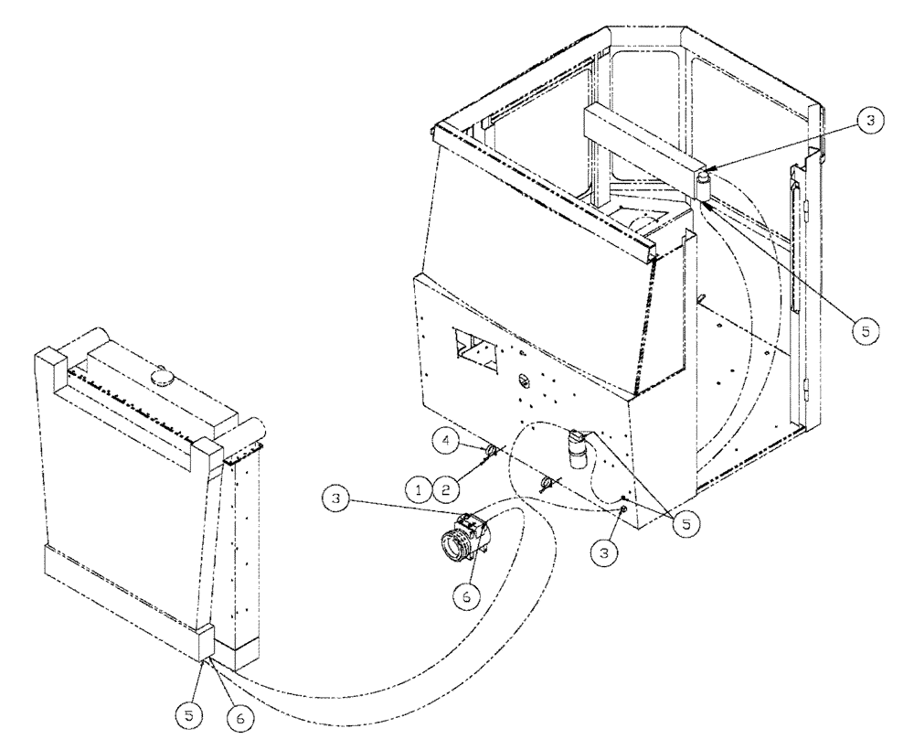 Схема запчастей Case IH FLX3330B - (01-012) - A/C COMPONENTS (10) - CAB