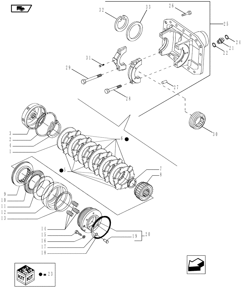 Схема запчастей Case IH MAGNUM 210 - (25.102.01[01]) - DIFFERENTIAL, MFD 12-BOLT CLASS 4 AXLE - BSN ZBRH03333 (25) - FRONT AXLE SYSTEM