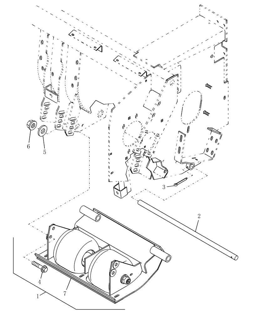 Схема запчастей Case IH RDX161 - (023) - GAUGE WHEEL MOUNTING (44) - WHEELS