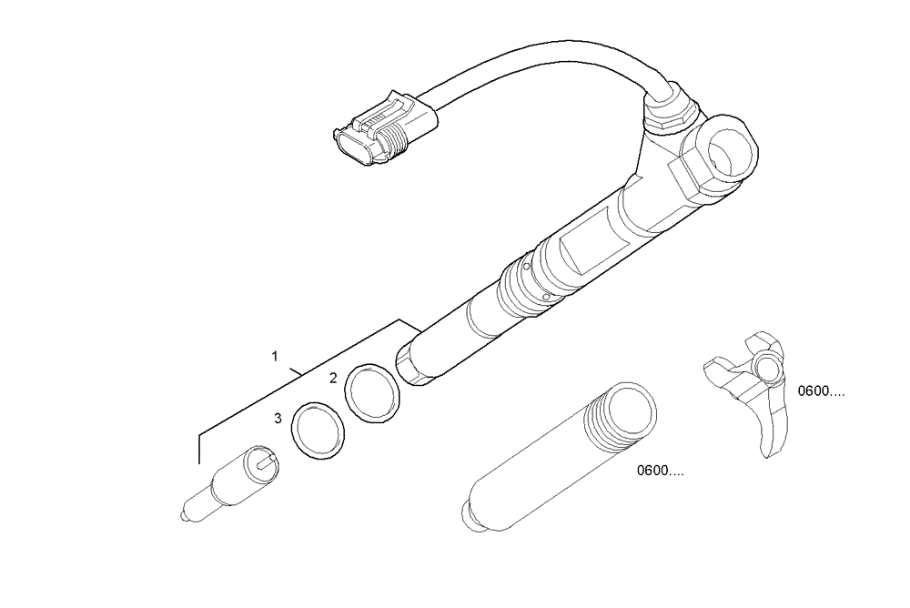 Схема запчастей Case IH FVAE2884X B200 - (1480.063) - INJECTORS 