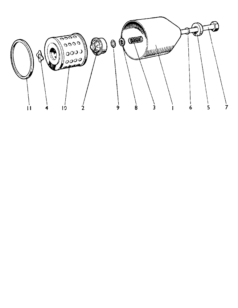 Схема запчастей Case IH 880A - (016) - OIL FILTER (01) - ENGINE