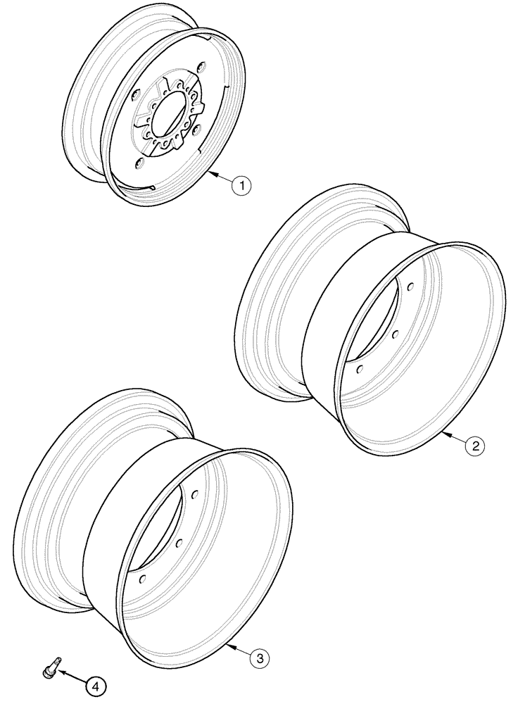 Схема запчастей Case IH CX50 - (05-18) - FRONT WHEELS (05) - STEERING