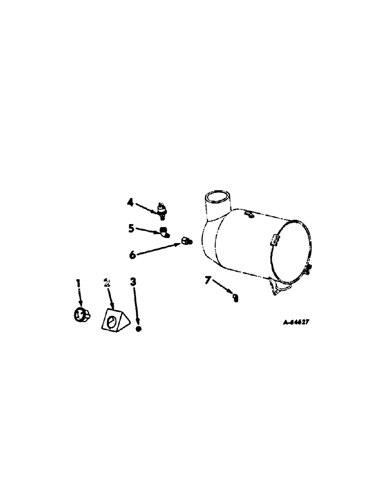 Схема запчастей Case IH 21206 - (E-03) - FUEL SYSTEM, AIR CLEANER INDICATOR (02) - FUEL SYSTEM