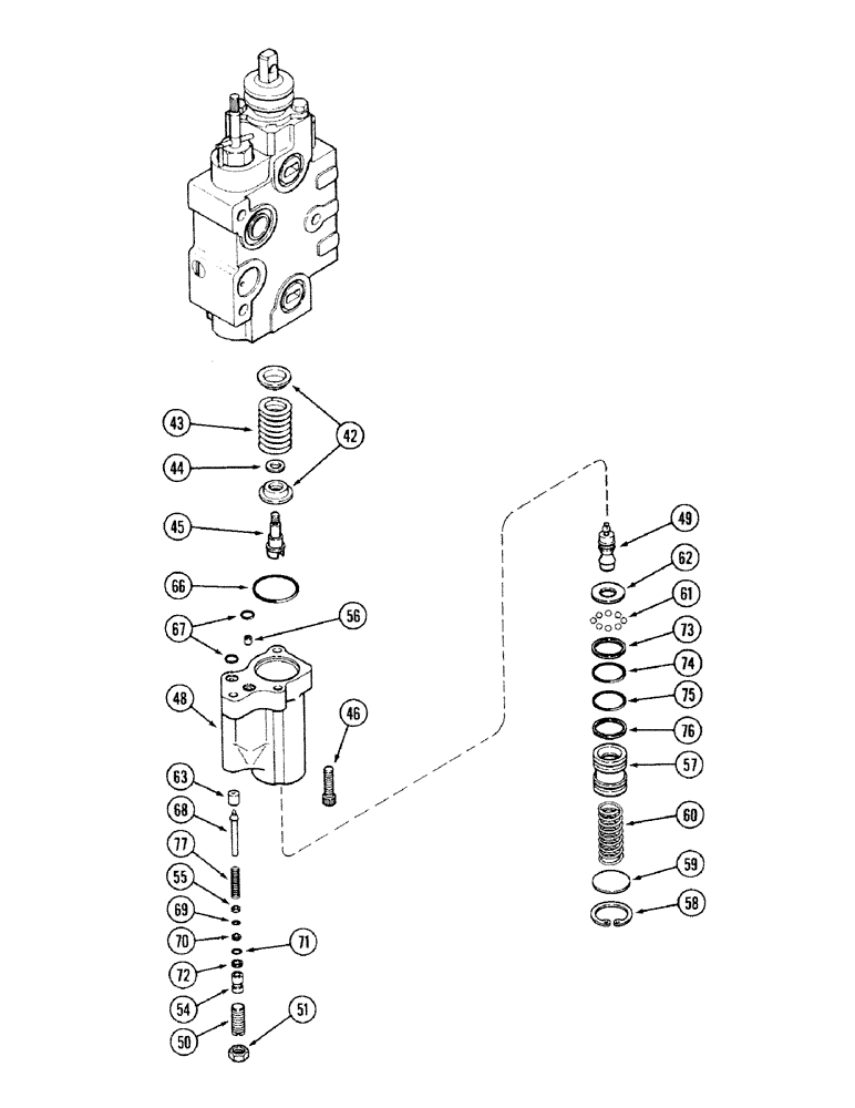 Схема запчастей Case IH 2594 - (8-094) - A52404 REMOTE VALVE BODY ASSEMBLY, WITH LOAD CHECK, (CONT) (08) - HYDRAULICS