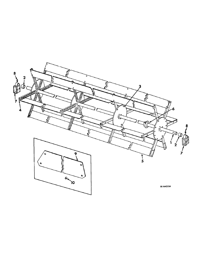 Схема запчастей Case IH 315 - (Q-12) - PLATFORMS, REEL SUPPORTS Platforms