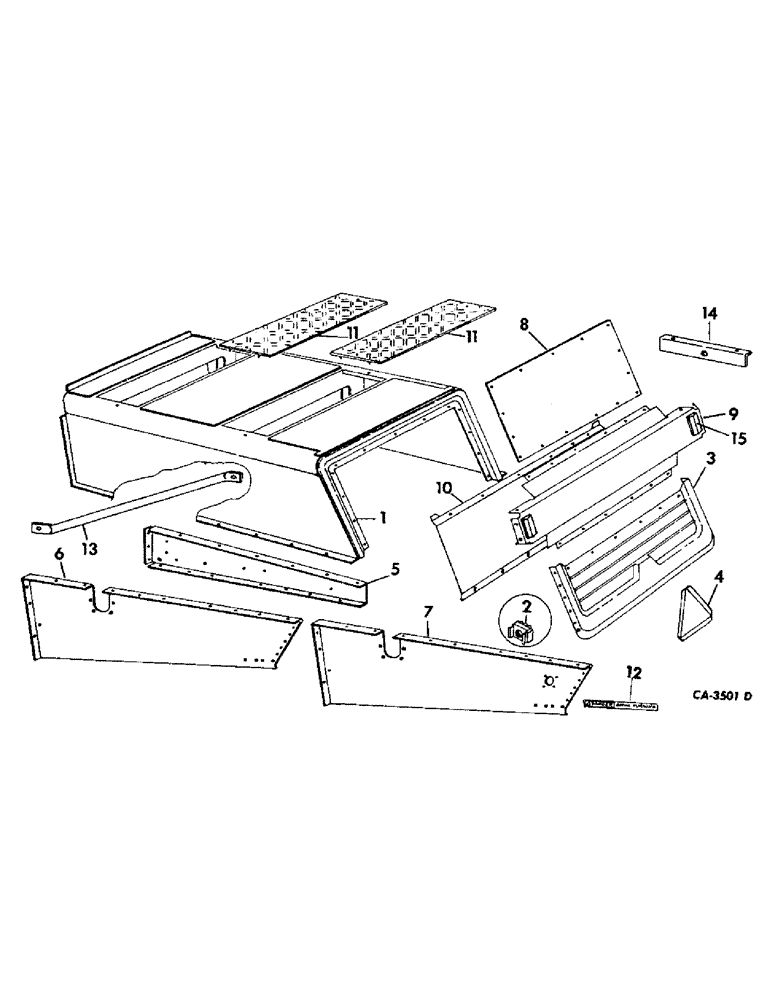 Схема запчастей Case IH 915 - (20-03) - SEPARATOR, SEPARATOR HOOD Separation