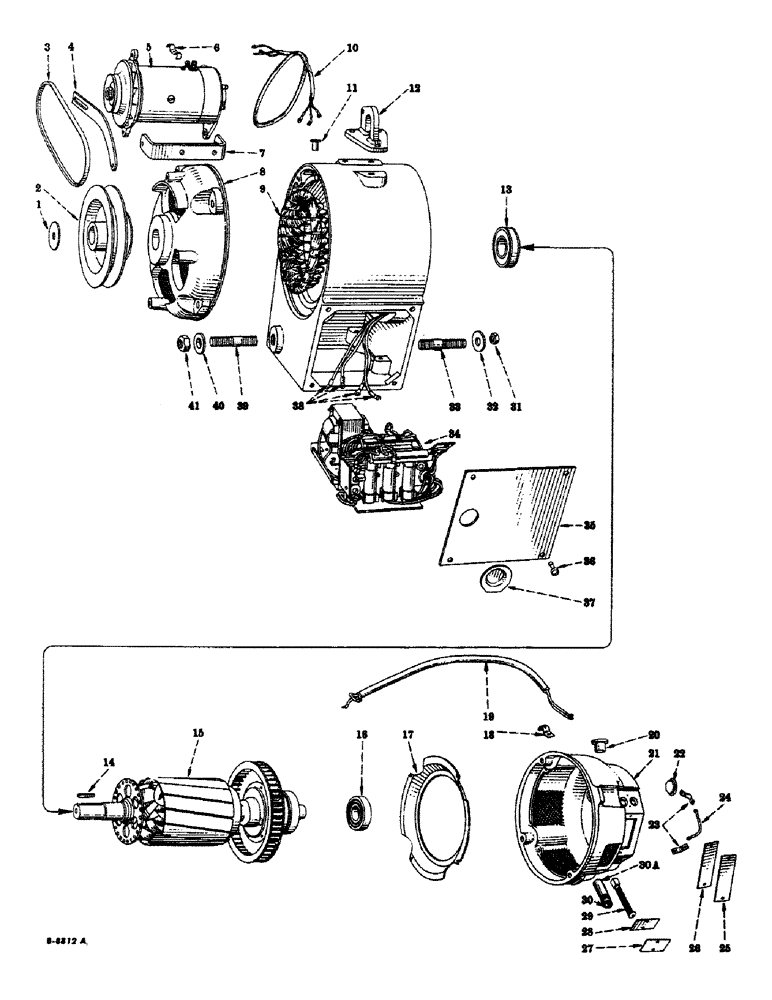 Схема запчастей Case IH 400-SERIES - (452) - ATTACHMENTS, ELECTRALL, SPECIAL, GENERATOR Attachments