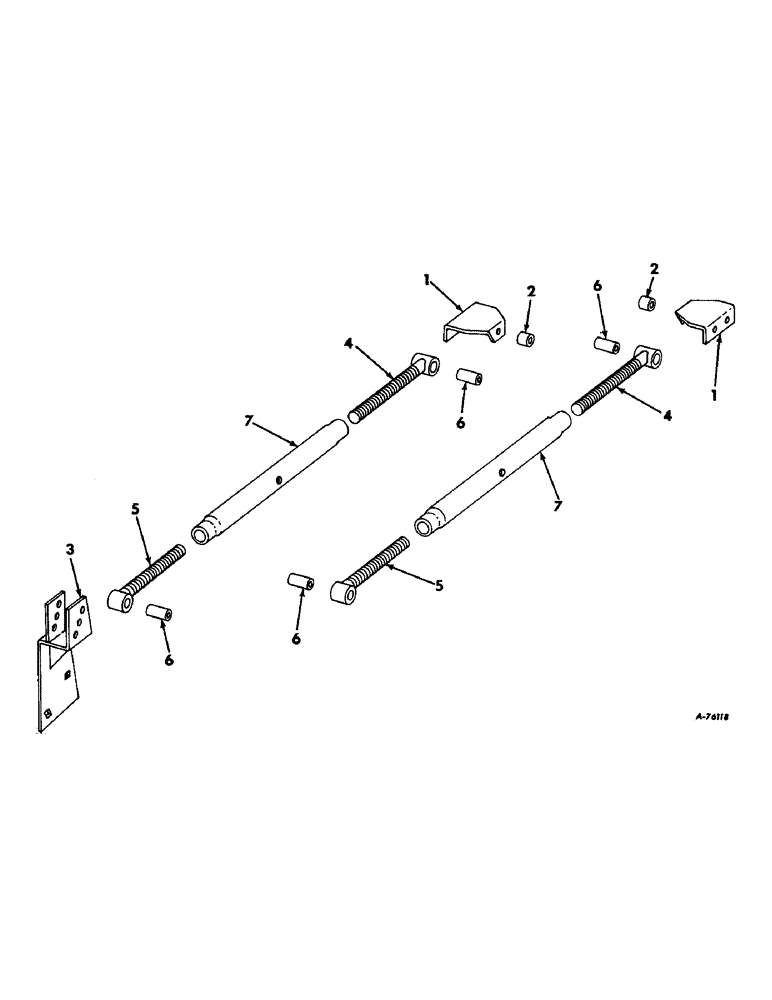 Схема запчастей Case IH 403 - (030) - REEL SUPPORTS, RICE WITH IH OR PICKUP REEL, SERIAL NO. 9958 AND ABOVE (58) - ATTACHMENTS/HEADERS