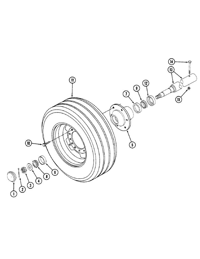 Схема запчастей Case IH 3450 - (30) - WHEEL AND AXLE 