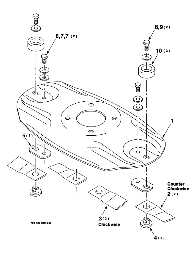 Схема запчастей Case IH 8309 - (3-12) - DISC ASSEMBLY (58) - ATTACHMENTS/HEADERS