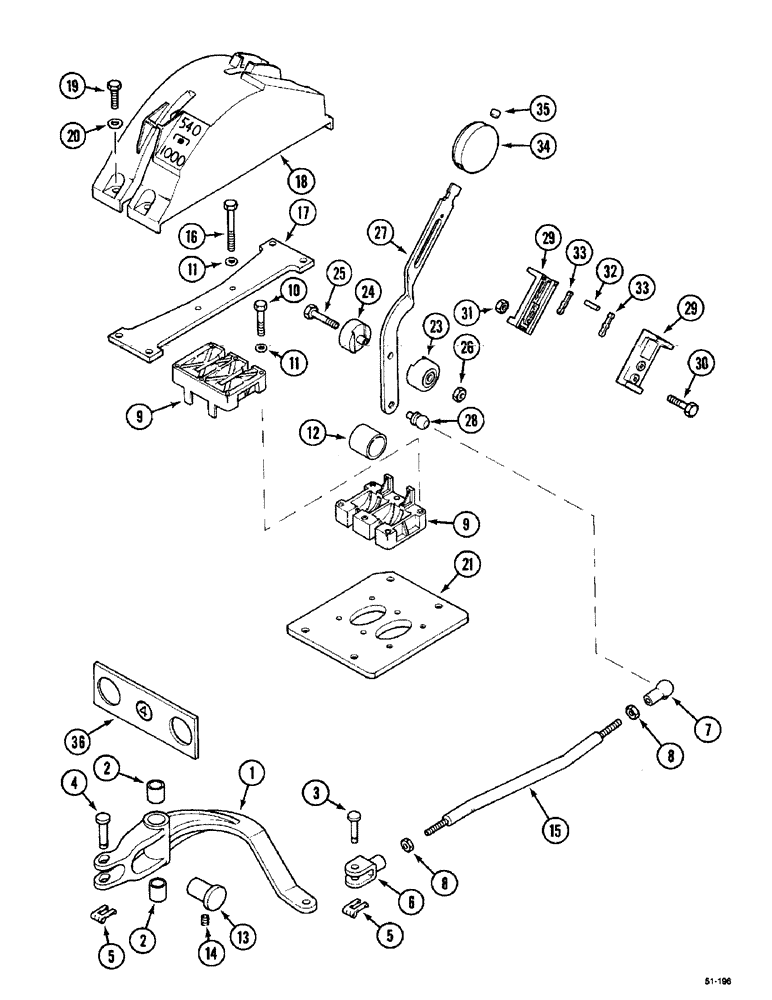 Схема запчастей Case IH 5150 - (8-056) - CONTROLS - REMOTE CONTROL VALVE, 4TH BANK (08) - HYDRAULICS