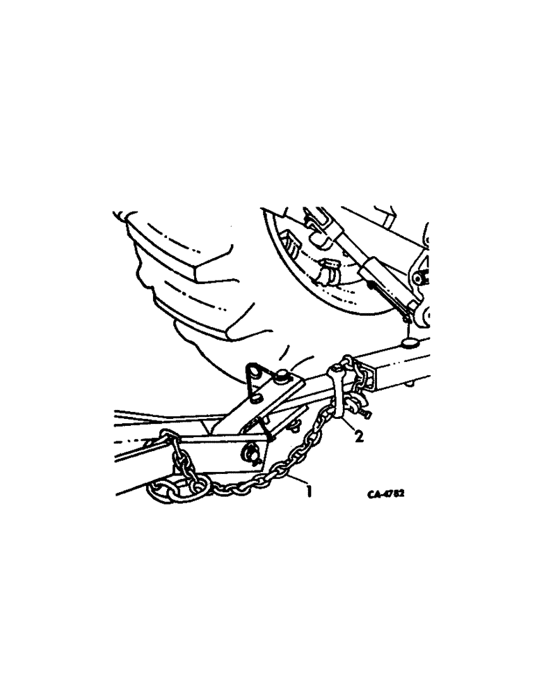 Схема запчастей Case IH 315 - (A-19[A]) - SAFETY CHAIN 