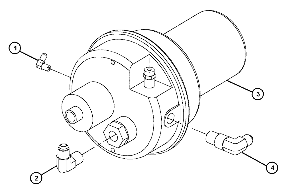 Схема запчастей Case IH FLX4375 - (07-014) - AIR DRYER GROUP Pneumatics