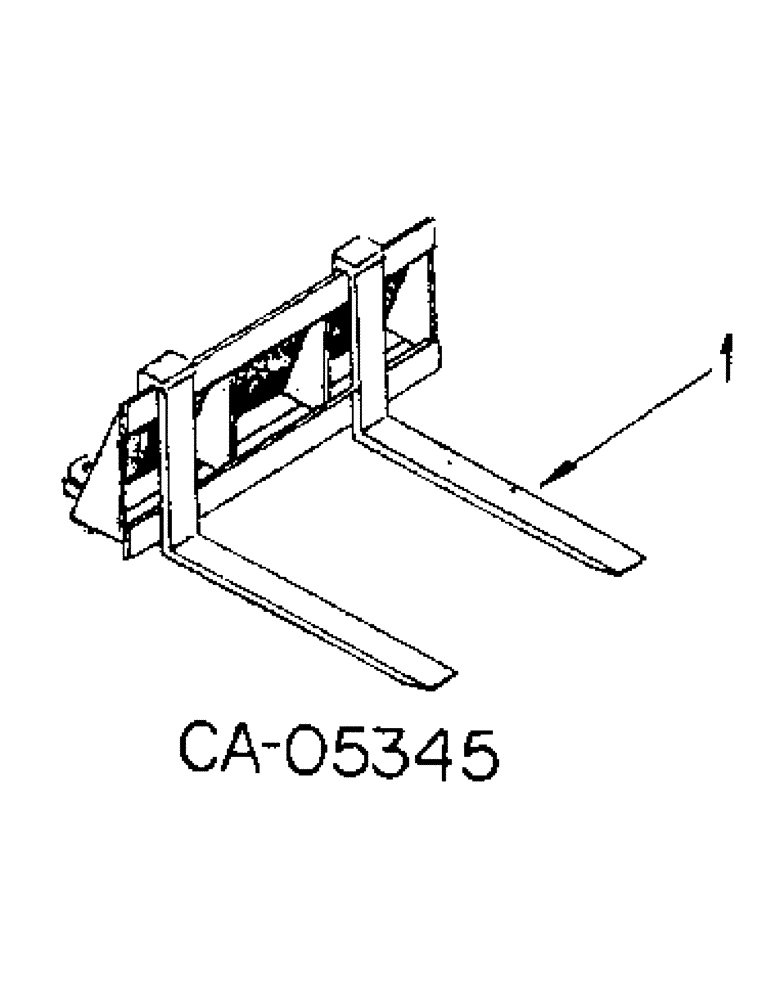 Схема запчастей Case IH 4140 - (17-02) - PALLET FORK ATTACHMENT (05) - SUPERSTRUCTURE