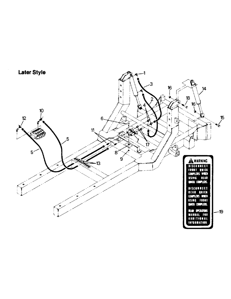 Схема запчастей Case IH PTA251 - (11-33) - MODEL 603 & 606, UTILITY BLADE HYDRAULICS Options & Miscellaneous