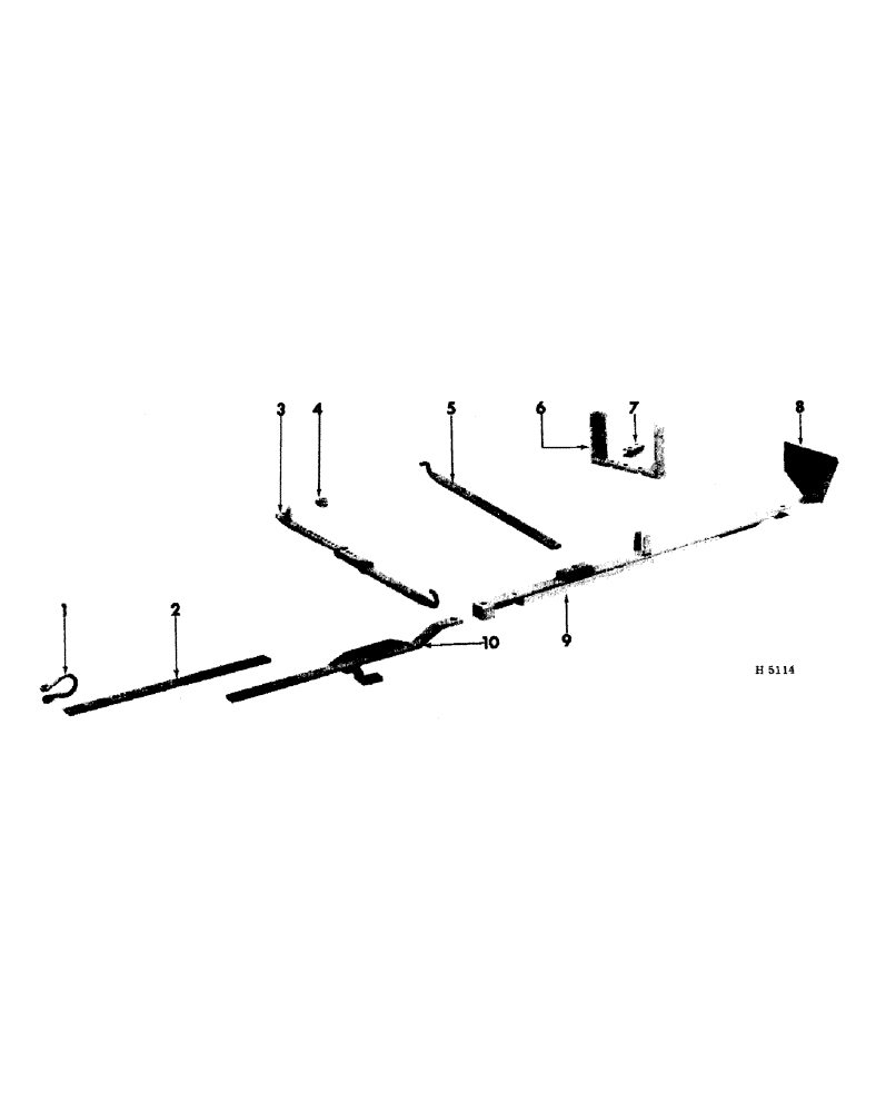 Схема запчастей Case IH 110 - (01-07) - HITCH ASSEMBLY 