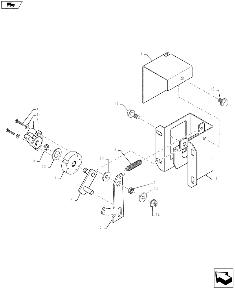 Схема запчастей Case IH RB455A - (55.628.02) - SENSOR - ASSY, NET WRAP (55) - ELECTRICAL SYSTEMS