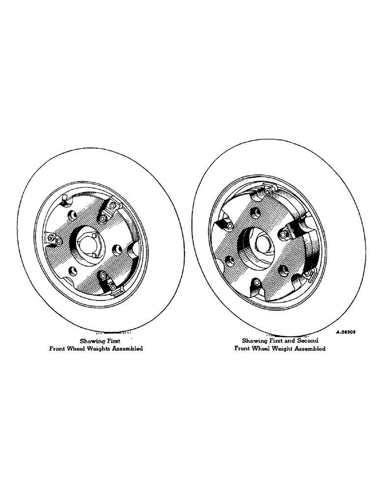 Схема запчастей Case IH SUPER M-TA - (434) - ATTACHMENTS, FRONT WHEEL WEIGHTS, SPECIAL, FOR TRACTORS WITH PNEUMATIC TIRES Attachments