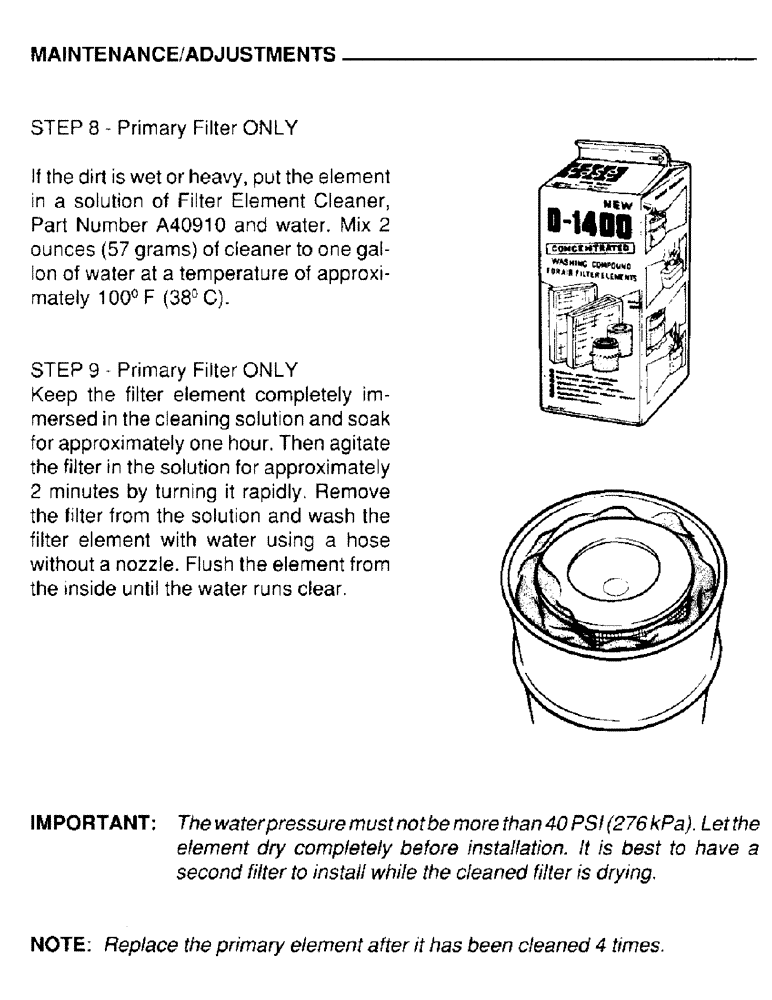 Схема запчастей Case IH 4390T - (038) - MAINTENANCE, ADJUSTMENTS 