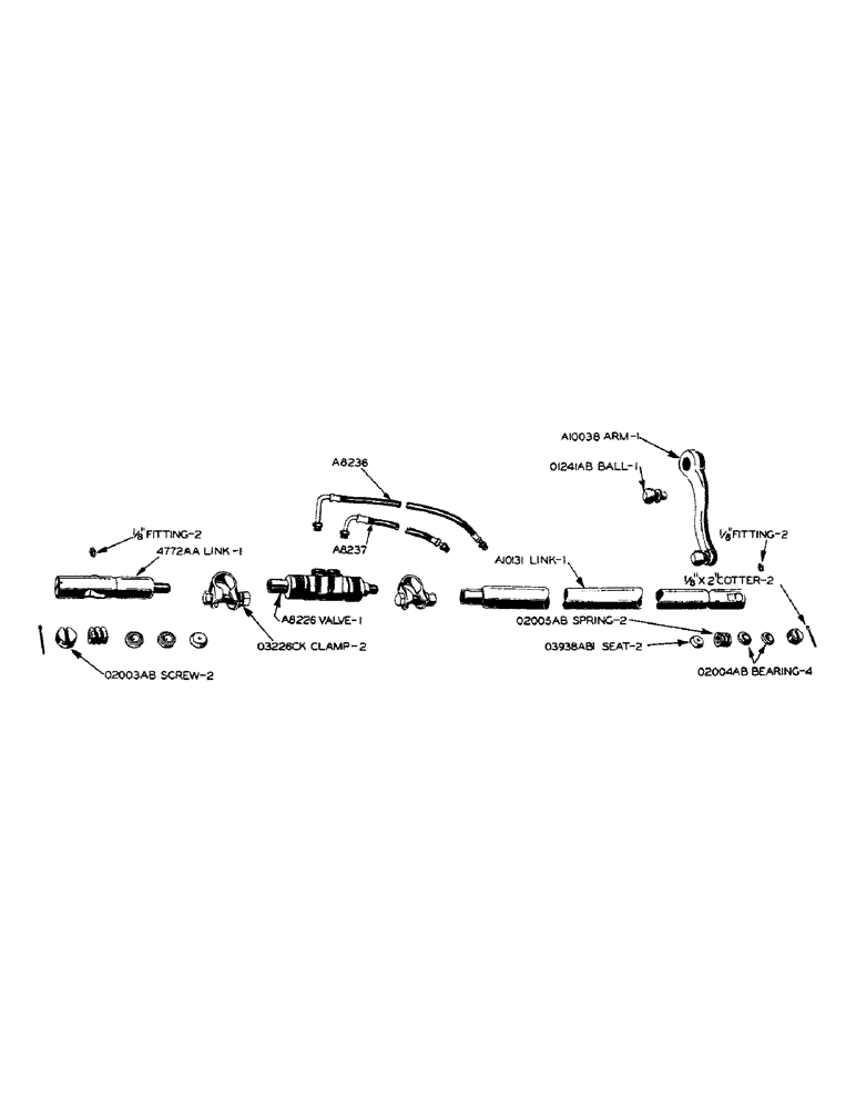 Схема запчастей Case IH 600-SERIES - (106) - HYDRAULIC POWER STEERING DRAG LINK (05) - STEERING