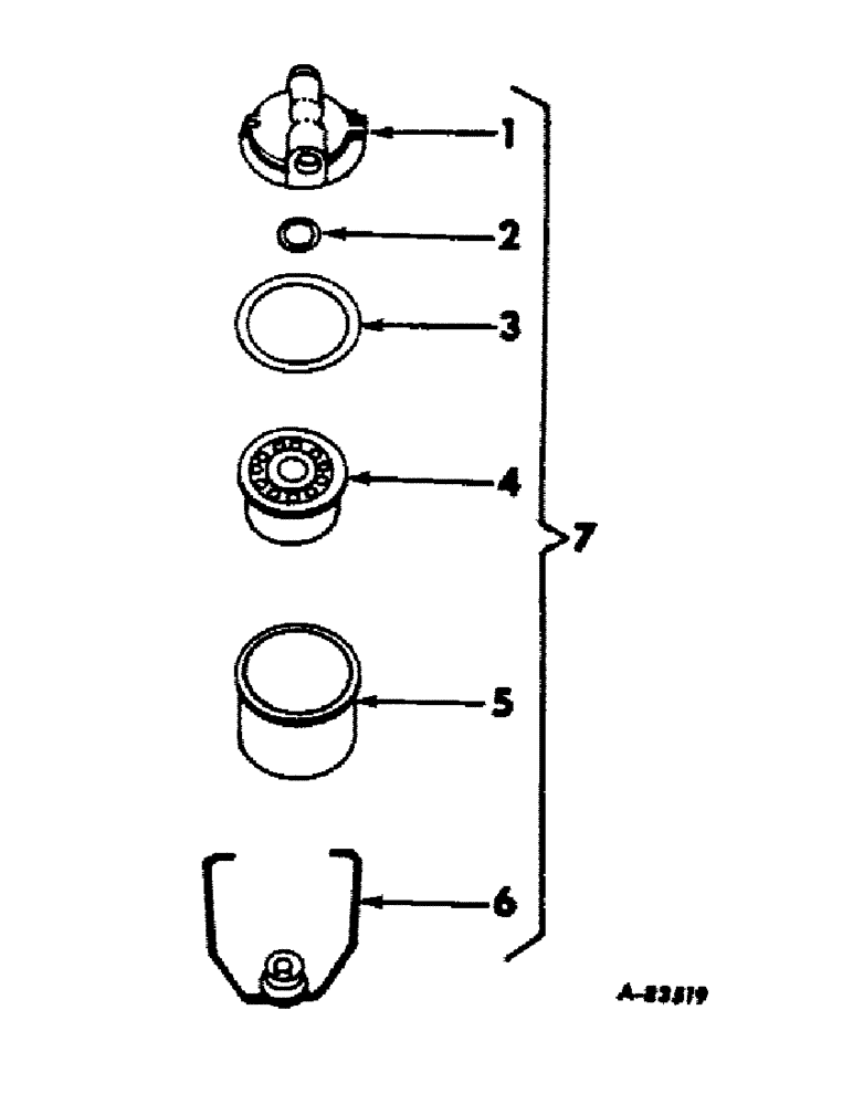 Схема запчастей Case IH 1206 - (E-17) - FUEL SYSTEM, FUEL STRAINER, DIESEL ENGINE TRACTORS WITH UNDERSLUNG FUEL TANK (02) - FUEL SYSTEM