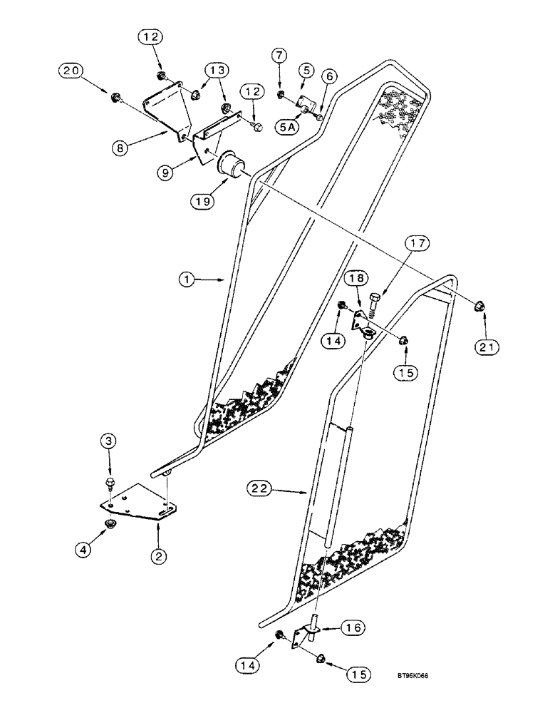 Схема запчастей Case IH 2166 - (9C-16) - RIGHT-HAND FAN INLET SHIELD AND DOOR (15) - BEATER & CLEANING FANS