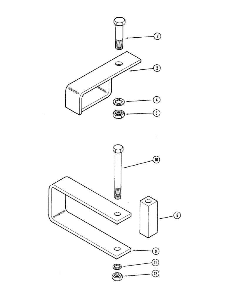 Схема запчастей Case IH 3294 - (9-374) - IMPLEMENT SAFETY CHAIN SUPPORT (09) - CHASSIS/ATTACHMENTS