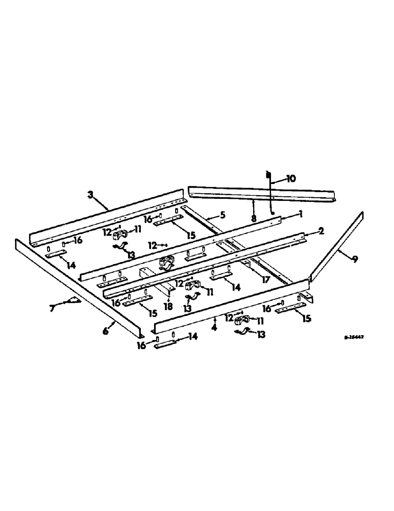 Схема запчастей Case IH 500 - (Q-02) - MAIN FRAME AND RELATED PARTS 