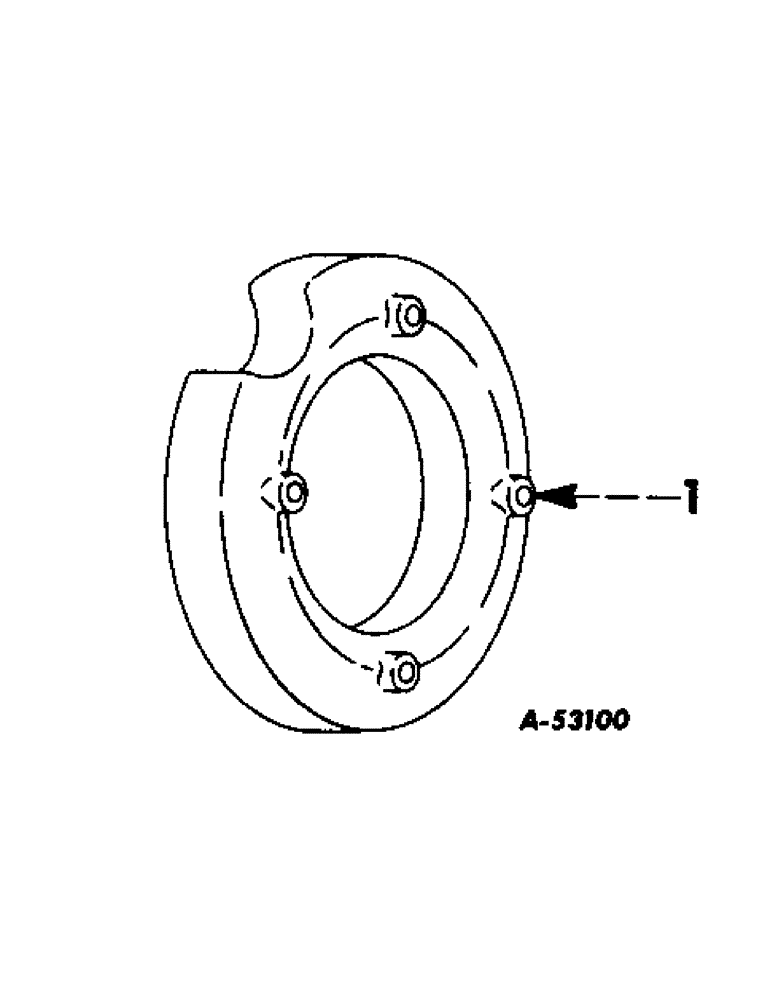 Схема запчастей Case IH 200 - (305) - ATTACHMENTS, FRONT WHEEL WEIGHTS, SPECIAL, FARMALL AND INTERNATIONAL 240 TRACTORS Attachments