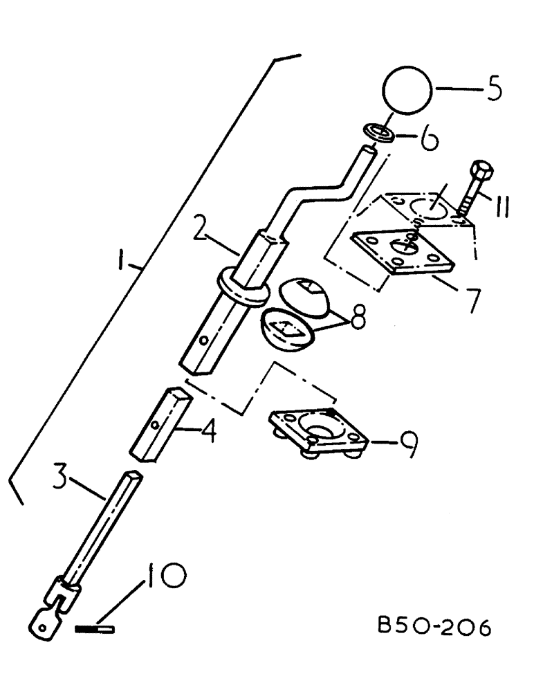 Схема запчастей Case IH 278 - (09-005) - TELESCOPIC LIFT ARM, DE-LUXE CAB (12) - FRAME