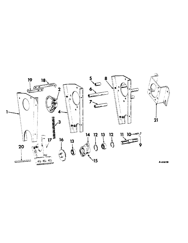 Схема запчастей Case IH 110 - (C-10) - REAR DRIVE UNIT 