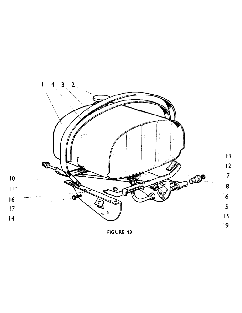 Схема запчастей Case IH 880E - (21) - FUEL TANK AND FITTINGS (01) - ENGINE